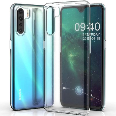 Чехол Stez для Oppo A91 Прозрачный 50232