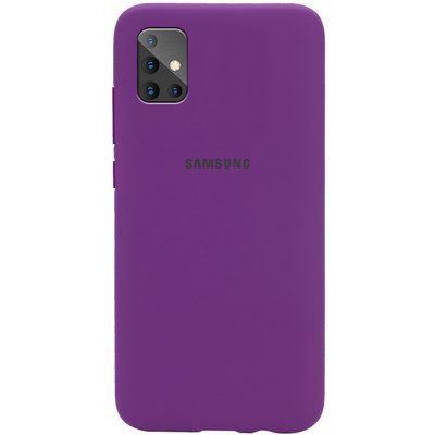Чохол Silicone Cover для Samsung Galaxy A71 Фіолетовий / Grape 54775