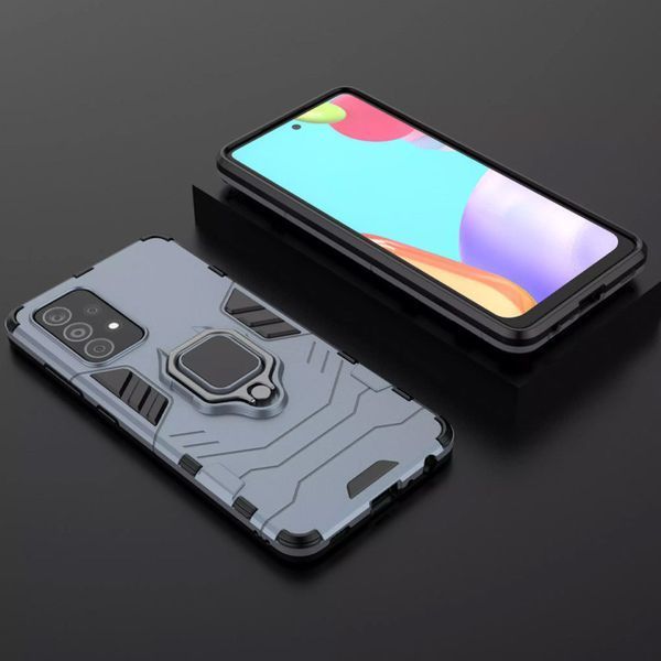 Протиударний чохол Transforme Ring для Samsung Galaxy A52 / A52s Сірий / Metal slate 55488