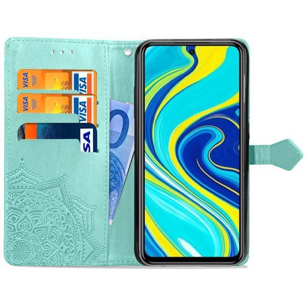 Чохол-книжка Art Case для Xiaomi Redmi Note 9s / Note 9 Pro Бірюзовий 40541