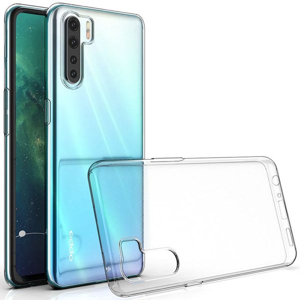 Чохол Stez для Oppo A91 Прозорий 50232