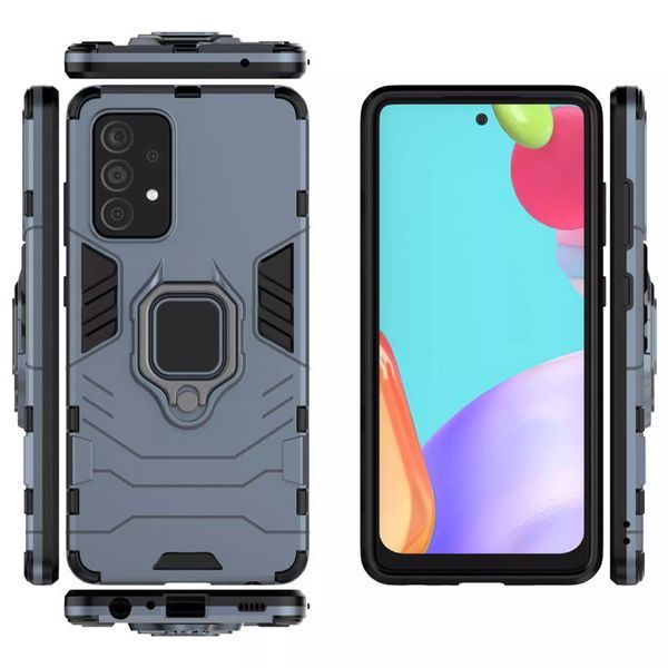 Протиударний чохол Transforme Ring для Samsung Galaxy A52 / A52s Сірий / Metal slate 55488