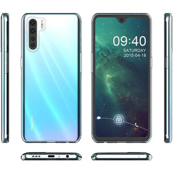 Чохол Stez для Oppo A91 Прозорий 50232