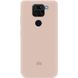 Чехол Silicone Cover A для Xiaomi Redmi Note 9 / Redmi 10X Розовый / Pink Sand 43233 1