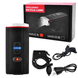 Велофонарь + звонок с PowerBank 4000 mah XA582-2T6 Black 66102 2