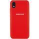 Чохол Silicone Cover для Samsung Galaxy A01 Core / M01 Core Червоний / Red 53377