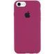 Чехол Silicone Case 360 для Iphone 7 / 8 / SE 2020 Бордовый / Maroon 67048 1