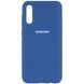 Чехол Silicone Cover для Samsung Galaxy A50 / A30s Синий / Navy Blue 38084 1