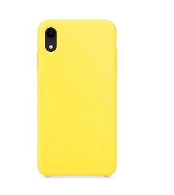 Чехол Matte для Iphone X / XS Желтый 35271