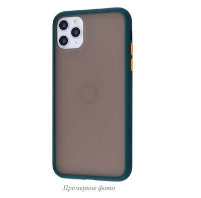 Чохол Matte Case для Iphone XR Dark green / orange 39868