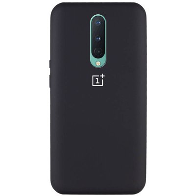 Чохол Silicone Cover для OnePlus 8 Чорний / Black 42272