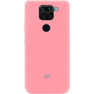 Чехол Silicone Cover A для Xiaomi Redmi Note 9 / Redmi 10X Розовый / Pink 43234