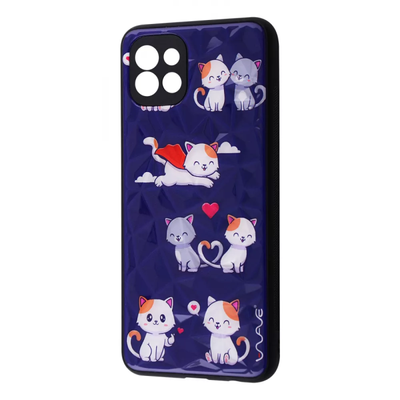 Чехол Wave Majesty для Samsung Galaxy A03 Kitty in love / midnight blue 61060