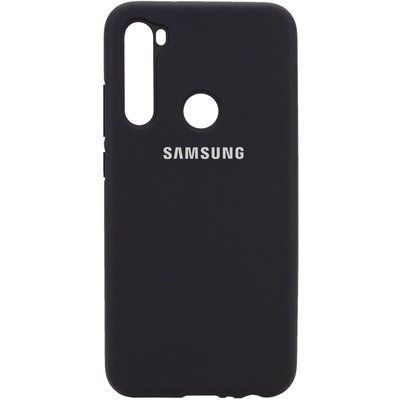 Чохол Silicone Cover для Samsung Galaxy A21 Чорний / Black 43991