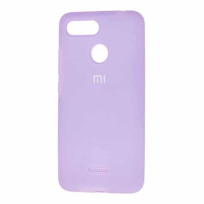 Чехол Silicone Cover для Xiaomi Redmi 6 / 6A Light purple 38339