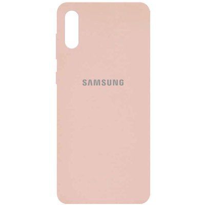 Чехол Silicone Cover для Samsung Galaxy A02 Розовый / Pudra 54676
