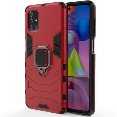 Протиударний чохол Transforme Ring для Samsung Galaxy M51 Червоний / Dante Red 55389