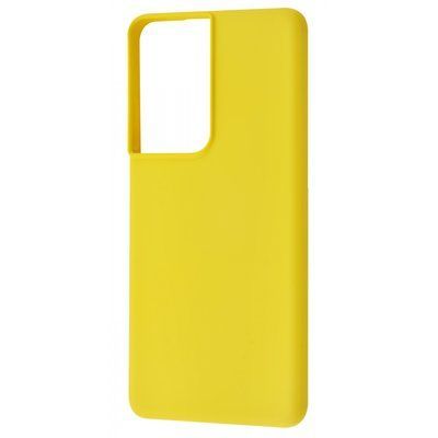 Чехол WAVE Colorful с микрофиброй для Samsung Galaxy S21 Ultra Yellow 54058