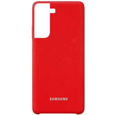 Чехол Silicone Case для Samsung Galaxy S21 Plus Красный / Red 52523