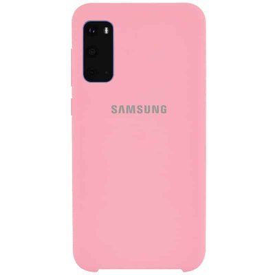 Чохол Silicone Case для Samsung Galaxy S20 Рожевий / Pink 40144