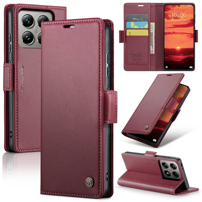Чохол-книжка Retro для Xiaomi 14T Pro Червоний