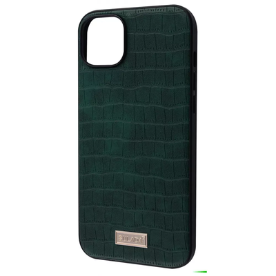 Чохол SULADA Crocodile Leather для Iphone 14 Plus Зелений 65448