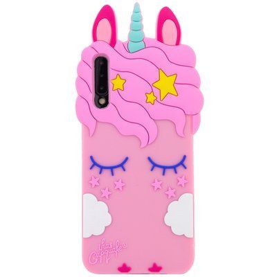 Чохол 3D Єдиноріг для Samsung Galaxy A30s / A50 Рожевий 42771