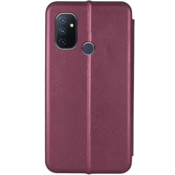 Чехол-книжка Class для OnePlus Nord N100 Бордовый 60136