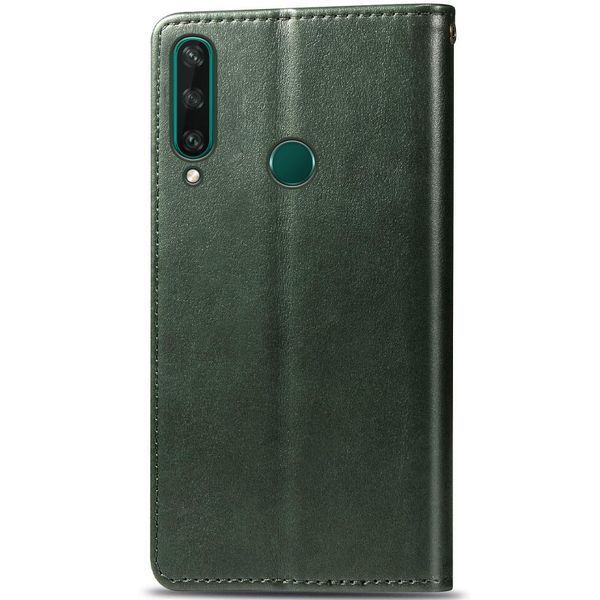 Чехол-книжка ETMA Gelan для Huawei Y6P Зеленый 43855