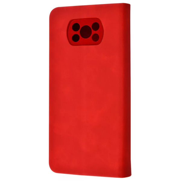 Чехол-книжка WAVE Flip для Xiaomi Poco X3 / Poco X3 Pro Red 61370
