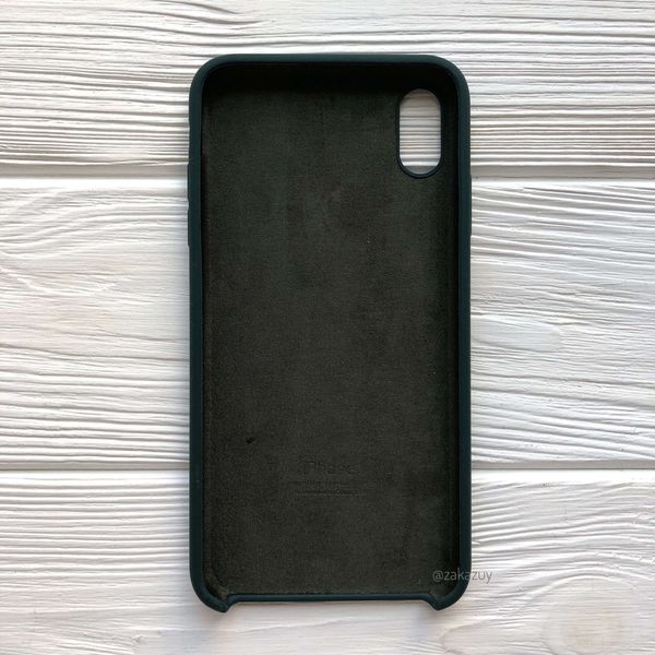 Чохол Silicone Case для Iphone XS Max Dark Green 33724