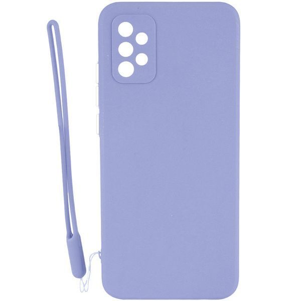 Чехол Square Full Camera для Samsung Galaxy A52 / A52s Сиреневый 54876