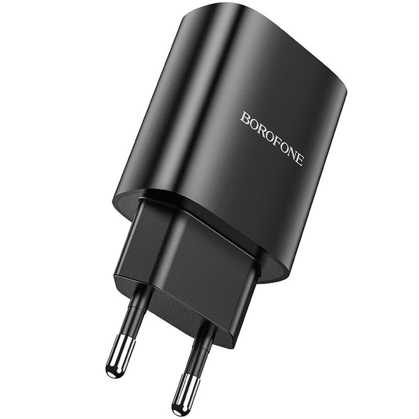 Сетевое зарядное устройство Borofone BN1 1USB / 2.1A Black 65097