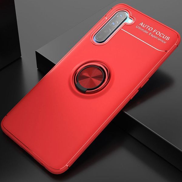 Чехол Din Color Magnet Ring для Oppo A91 Красный 50233 Чехол Din Color Magnet Ring для Oppo A91 Красный 50233