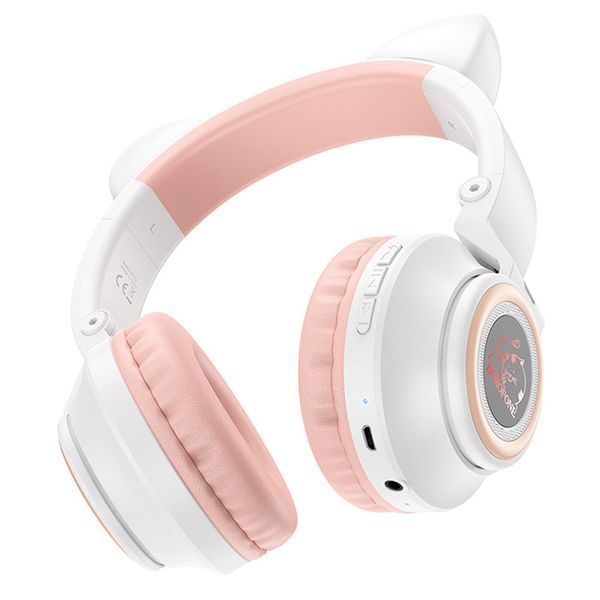 Наушники беспроводные BOROFONE BO18 Cat ear Белый 81468