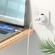 Зарядний пристрій HOCO C80A PLUS PD20W+QC3.0+кабель Type-C to Lightning White 83695 5