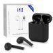 Навушники безпровідні i12 TWS Black 39718