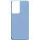 Чехол Matte для Samsung Galaxy S21 Ultra Голубой / Lilac Blue 53904