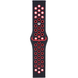 Ремінець Silicone Sport Nike для Xiaomi Amazfit / Samsung 20 mm Black / Red