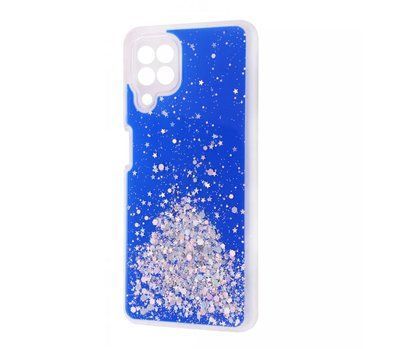 Чехол WAVE Brilliant Case с блестками для Samsung Galaxy A22 / M32 / M22 Blue 58018