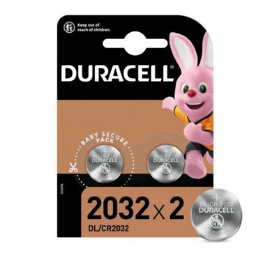 Батарейка литиевая Duracell Extra Life CR2032 3V 1 шт Black 65954