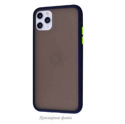 Чохол Matte Case для Iphone XR Dark blue / yellow 39869