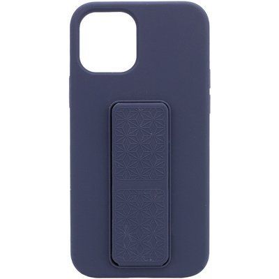 Чохол Silicone Hand Holder для Iphone 11 Темно-синій / Midnight blue 57152