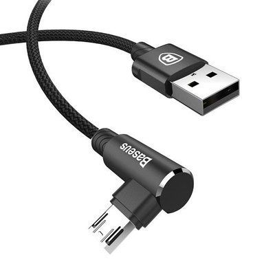 Кабель Baseus MVP Elbow USB - MicroUSB 2A 1м Black 36510