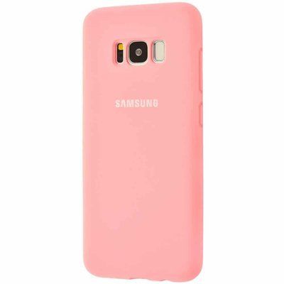 Чохол Silicone Cover для Samsung Galaxy S8 Plus G955 Light pink 38293
