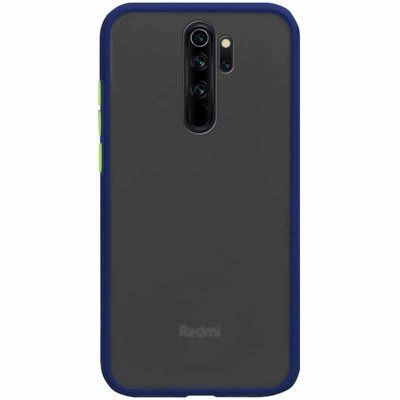 Чохол Soft-touch with Color Buttons для Xiaomi Redmi Note 8 Pro Синій 39490
