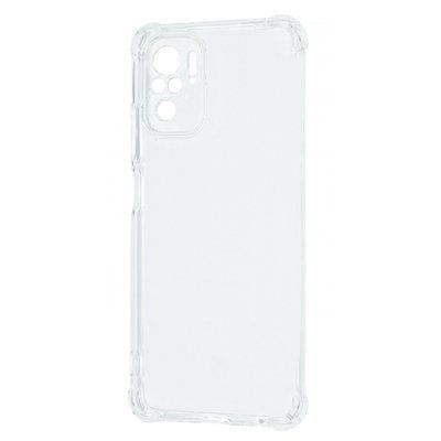 Противоударный Чехол Stez для Xiaomi Redmi Note 10 / Note 10s / Poco M5s Прозрачный 54317