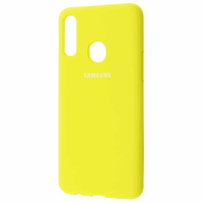 Чехол Silicone Cover для Samsung Galaxy A20s 2019 A207 Yellow 37594