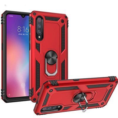 Протиударний чохол Serg Magnet Ring для Xiaomi Mi A3 / CC9e Червоний 36862