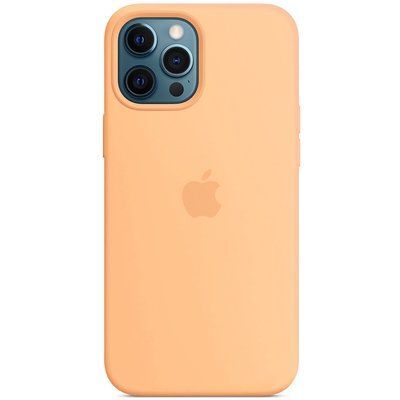 Чохол Silicone case Magsafe для Iphone 12 Pro Max Помаранчевий / Cantaloupe 57868